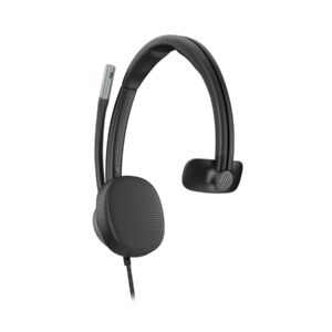 HP Poly Mission 615 - Mission 600 Series - auscultadores - no ouvido - com cabo - cancelamento de ruído activo - USB-A, USB-C - preto - Certificação Zoom, Certificado para Microsoft Teams, Works With Chromebook Certified, Certificação Google Meet