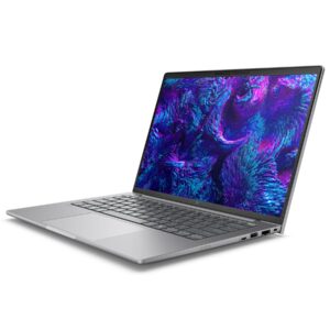 HP ZBook 8 G1i Mobile Workstation - AI PC - Intel Core Ultra 7 - 265H / até 5.3 GHz - Win 11 Pro - Arc Graphics 140T - 32 GB RAM - 1 TB SSD NVMe - 14" IPS 2560 x 1600 (WQXGA) @ 120 Hz - Gigabit Ethernet - Wi-Fi 7, Bluetooth - prateado meteoro - kbd: