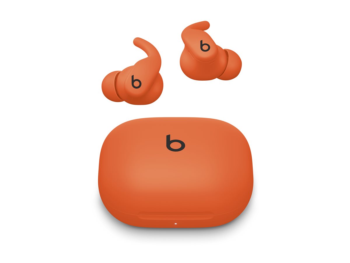 Beats Powerbeats Fit - Auscultadores sem fios com microfonoe - intra-auricular - bluetooth - cancelamento de ruído activo - laranja brilhante