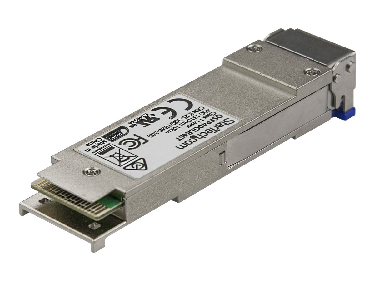 StarTech.com Cisco QSFP-40G-LR4 Compatible QSFP+ Module, 40GBASE-LR4, 40GbE SMF Optic Transceiver, 40GE Gigabit Ethernet LC Connector, 10km, 1270nm-1330nm, DDM, Cisco Firepower, ASR1000 - Lifetime Warranty (QSFP40GLR4ST) - Módulo de transceptor QSFP+