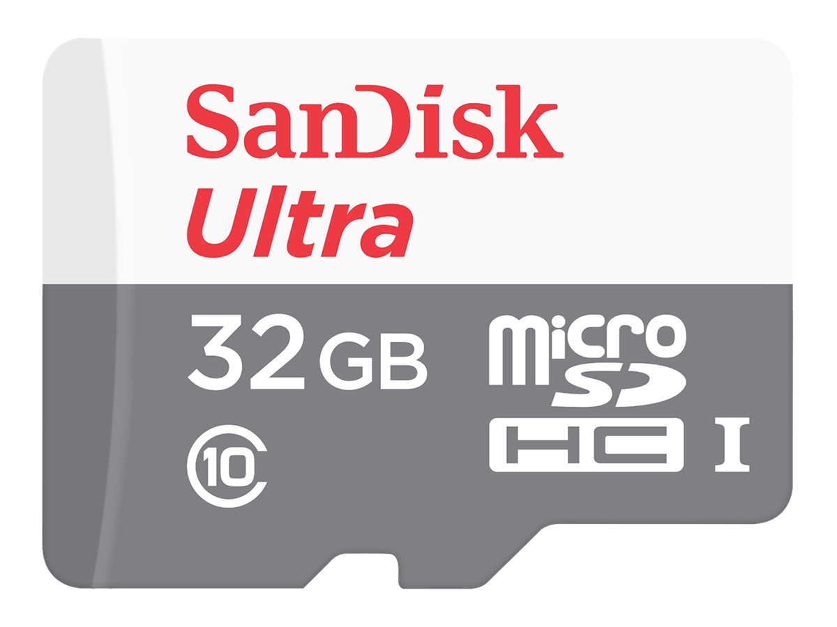 SanDisk Ultra - Cartão de memória flash - 32 GB - Class 10 - microSDHC UHS-I