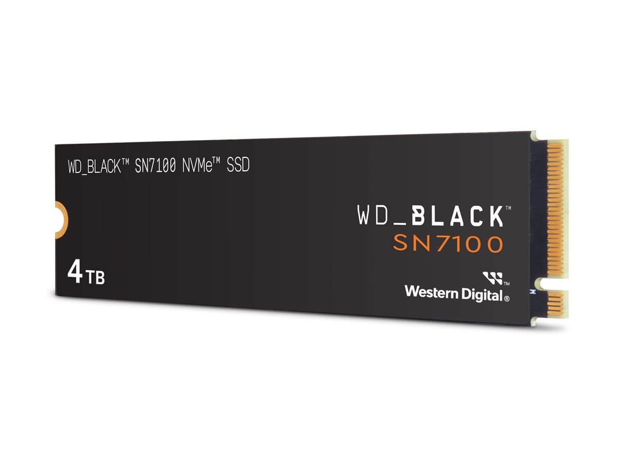 WD_BLACK SN7100 WDS400T4X0E-00CJA0 - SSD - 4 TB - interna - M.2 2280 - PCIe 4.0 x4 (NVMe)