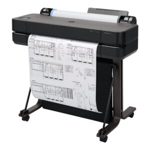 HP DesignJet T630 - 2025 Edition - 24" impressora de grande formato - a cores - jacto de tinta - Rolo A1 (61,0 cm x 45,7 m), A1, ANSI D - 2400 x 1200 ppp - até 0.5 min/ página - USB 2.0, Gigabit LAN, Wi-Fi(n) - cortador