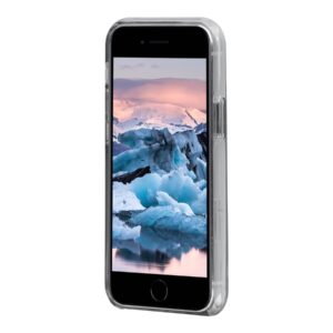 dbramante1928 Iceland - Tampa posterior para telemóvel - encaixe - 100% plástico reciclado - claro - para Apple iPhone 7, 8, SE (2ª geração)