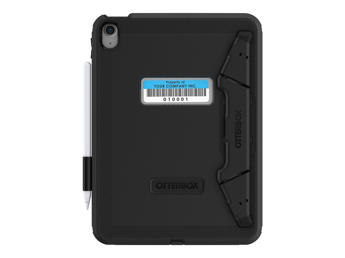 OtterBox Defender Series - Tampa posterior para tablet - resistente - com suporte e proteção do ecrã - preto - para Apple 10.9-inch iPad (10ª geração)