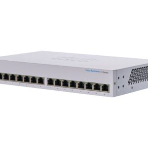 Cisco Business 110 Series 110-16T - Interruptor - sem gestão - 16 x 10/100/1000 - montável em trilho, desktop, montável na parede