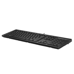 HP 125 G2 - Teclado - 100% - full size - USB - Português - preto