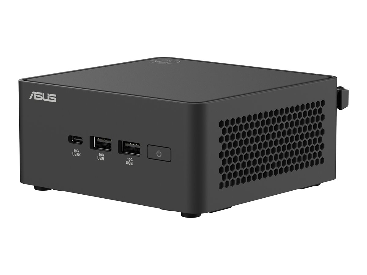ASUS NUC 15 Pro Tall Kit - Barebone - mini PC 1 x Core 5 210H / até 4.8 GHz - RAM 0 GB - Intel Graphics - IEEE 802.11ax (Wi-Fi 6), IEEE 802.11be (Wi-Fi 7), Bluetooth 5.4 - preto
