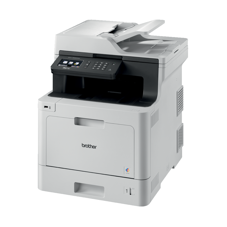Brother MFC-L8690CDW - Impressora multi-funções - a cores - laser - 215.9 x 355.6 mm (original) - A4/Legal (media) - até 31 ppm (cópia) - até 31 ppm (impressão) - 300 folhas - 33.6 Kbps - USB 2.0, Gigabit LAN, Wi-Fi(n), host USB - Image 5