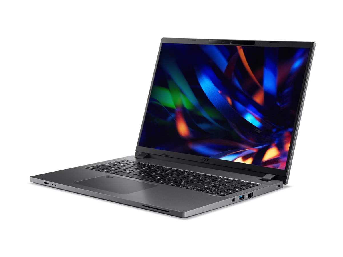 Acer TravelMate P2 16 TMP216-71-G3-TCO - Intel Core Ultra 5 - 125H / até 4.5 GHz - Win 11 Pro - Intel Arc Graphics - 16 GB RAM - 512 GB SSD - 16" IPS 1920 x 1200 - Gigabit Ethernet - Wi-Fi 6E, Bluetooth - cinza - kbd: Português