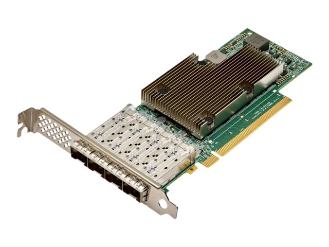 Broadcom NetXtreme E-Series P425G - Adaptador de rede - PCIe 4.0 x16 baixo perfil - 10/25 Gigabit SFP28 x 4