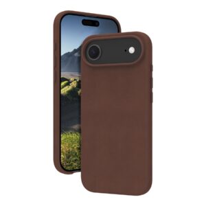 dbramante1928 Roskilde - Tampa posterior para telemóvel - compatibilidade MagSafe - couro com granulação plena - creme escuro - para Apple iPhone Air