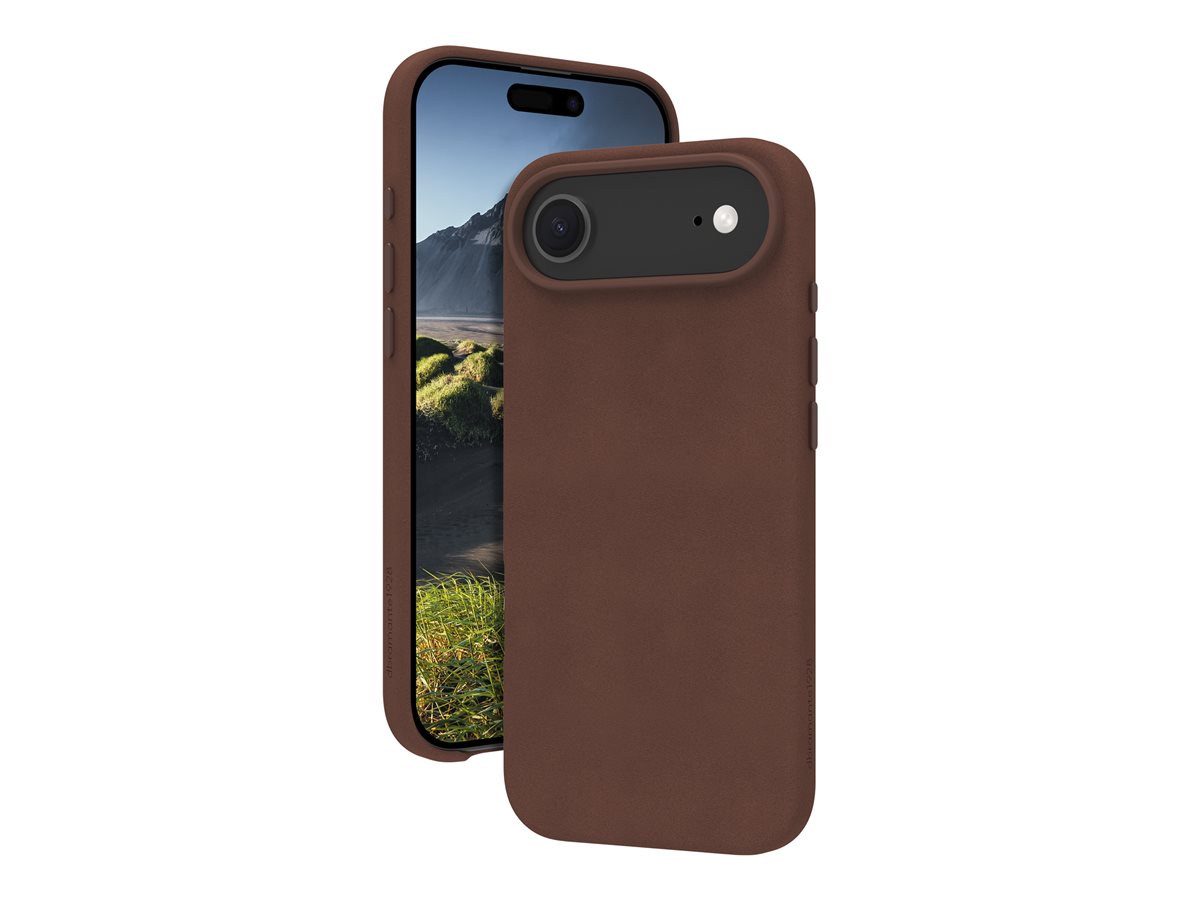 dbramante1928 Roskilde - Tampa posterior para telemóvel - compatibilidade MagSafe - couro com granulação plena - creme escuro - para Apple iPhone Air