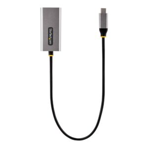 StarTech.com USB-C to Ethernet Adapter, 10/100/1000 Mbps, Gigabit Network Adapter w/ ASIX AX88179A Chip, 1ft/30cm Cable, USB Type C to RJ45 Ethernet Dongle, USB C to LAN Adapter, Windows/macOS/Linux/ChromeOS (US1GC30B2) - adaptador de rede - USB-C - Gigabit Ethernet x 1