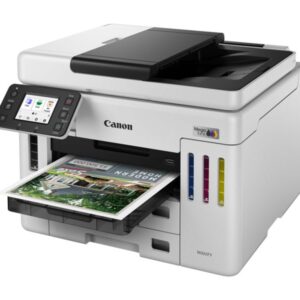 Canon MAXIFY GX7150 MegaTank - Impressora multi-funções - a cores - jacto de tinta - CISS - Legal (216 x 356 mm), A4 (210 x 297 mm) (original) - A4/Legal (media) - até 24 ipm (impressão) - 600 folhas - 33.6 Kbps - USB 2.0, Wi-Fi(n), LAN