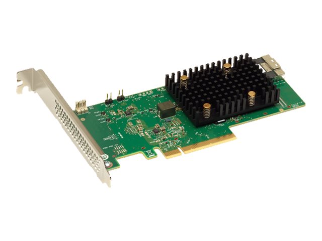 Broadcom MegaRAID 9520-8I - Controlador de armazenamento (RAID) - 8 Canal - SATA 6Gb/s / SAS 12Gb/s / PCIe 4.0 (NVMe) - baixo perfil - RAID (expansão de disco rígido) 0, 1, 10, JBOD - PCIe 4.0 x8