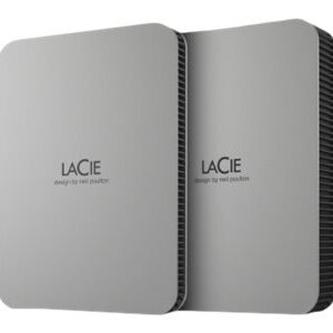 LaCie Mobile Drive STLP1000400 - Disco rígido - 1 TB - externa (portátil) - USB 3.2 Gen 1 (USB C conector) - cinzento escovado