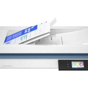 HP Scanjet Pro N4600 fnw1 - Escaneador de documento - Sensor de Imagem de Contacto (SIC) - Duplex - 216 x 5362 mm - 600 ppp x 1200 ppp - até 40 ppm (mono) / até 40 ppm (cor) - ADF (100 folhas) - até 6000 varreduras por dia - Gigabit LAN, USB 3.0, Wi-