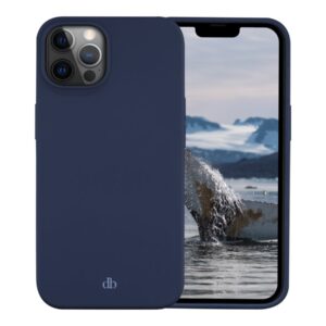 dbramante1928 Costa Rica - Tampa posterior para telemóvel - silicone, plástico reciclado - azul pacífico - para Apple iPhone 12, 12 Pro