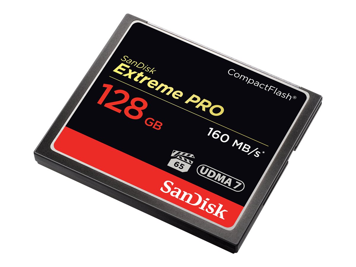 SanDisk Extreme Pro - Cartão de memória flash - 128 GB - CompactFlash