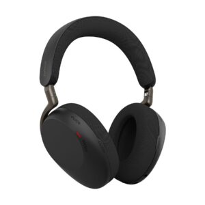 Jabra Evolve3 85 UC - Auscultadores - tamanho completo - bluetooth - sem fios, com cabo - cancelamento de ruído activo - macaco de 3,5 mm, USB-C através de adaptador de Bluetooth - isolamento de ruído - preto - certificação UC