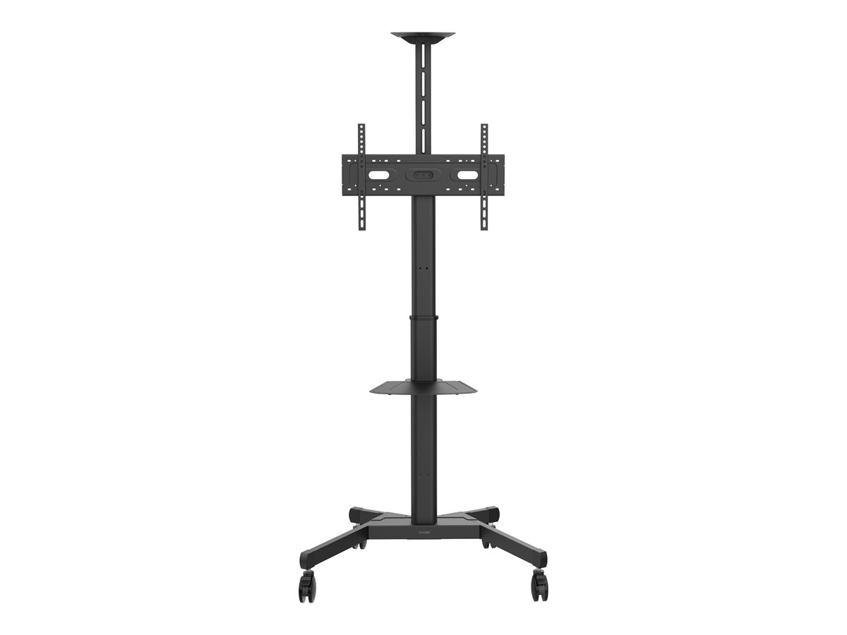 Display floor stand trolley - one person height adjustment - steel construction - Image 2