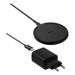 Belkin BoostCharge - Almofada de carregamento sem fios + adaptador de energia AC - 15 Watt