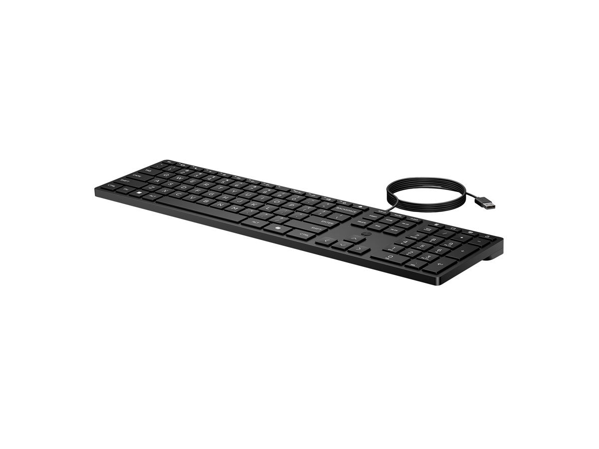 HP Desktop 320K - Teclado - USB - Português - Smart Buy