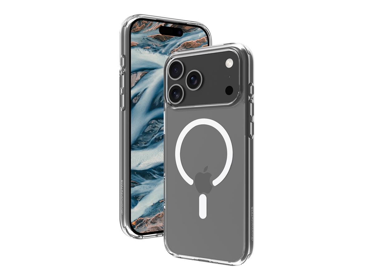 dbramante1928 Iceland Pro - Tampa posterior para telemóvel - compatibilidade MagSafe - plástico - claro - para Apple iPhone 17 Pro Max