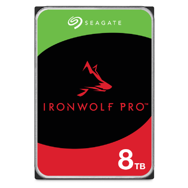 Seagate IronWolf Pro ST8000NT001 - Disco rígido - 8 TB - interna - 3.5" - SATA 6Gb/s - 7200 rpm - buffer: 256 MB - com 3 anos de Recuperação de dados Seagate Rescue
