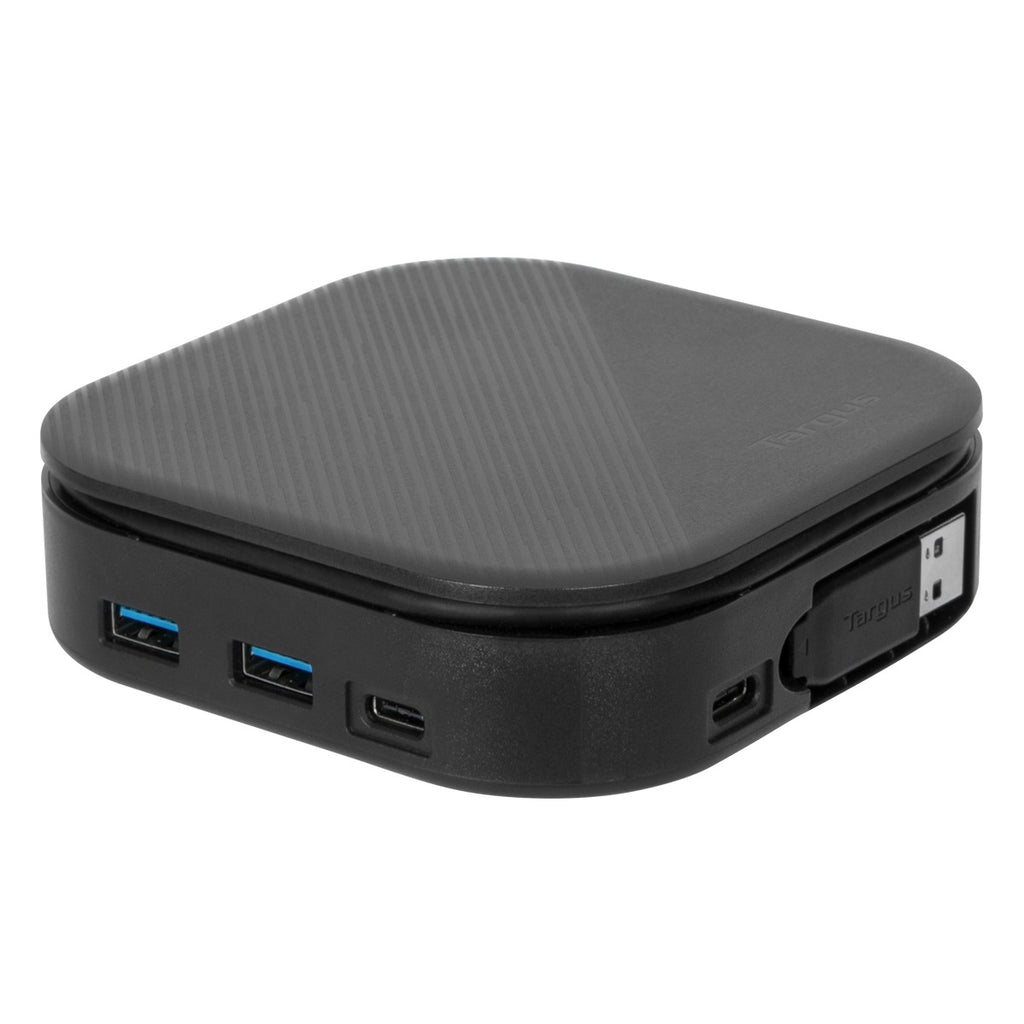 Targus USB-C Universal Dual HD Docking Station with 80W PD Pass-Thru - Estação de engate - USB-C 3.2 Gen 2 - 2 x HDMI - 1GbE - Compatível com TAA