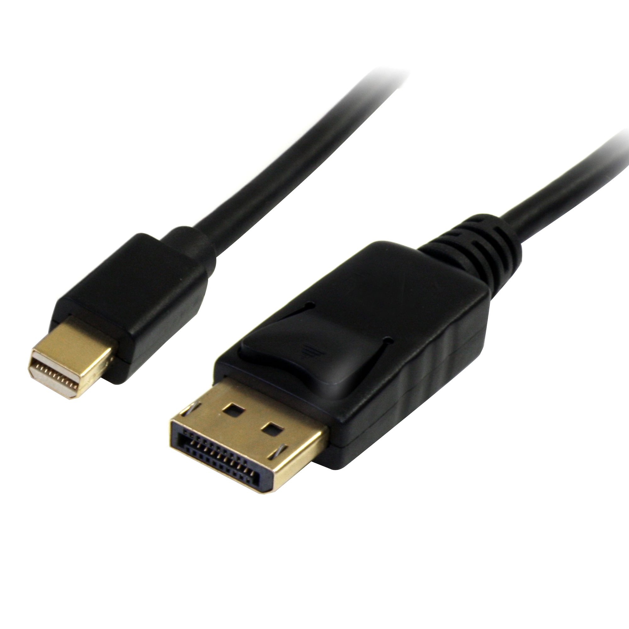 StarTech.com 1m Mini DisplayPort to DisplayPort 1.2 Cable DisplayPort 4k - Cabo DisplayPort - Mini DisplayPort (M) para DisplayPort (M) - 1 m - travada - preto