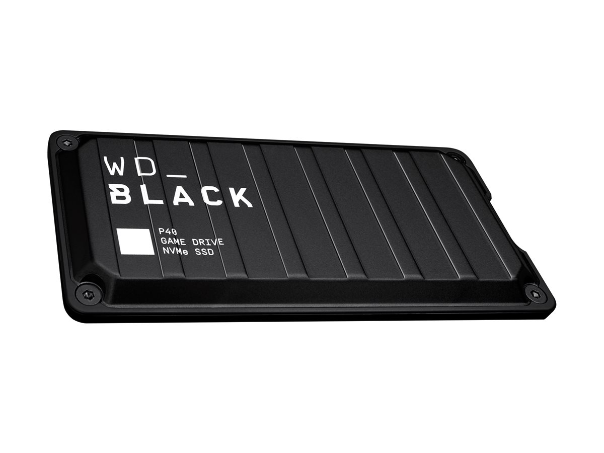 WD_BLACK P40 Game Drive SSD WDBAWY0010BBK - SSD - 1 TB - externa (portátil) - USB 3.2 Gen 2x2 (USB C conector) - preto