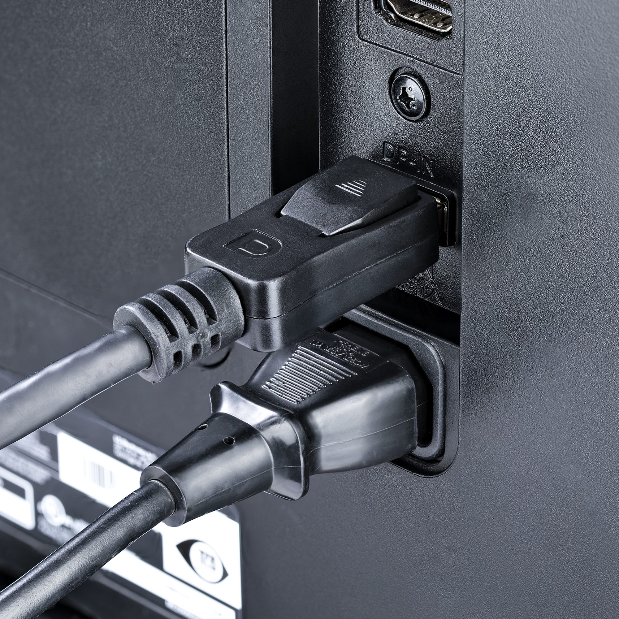 StarTech.com DisplayPort 1.2 Cable w/ Latches - 6ft / 2m - HBR2 - 4K x 2K Display - Certified DP to DP Video Cable M/M (DISPLPORT6L) - Cabo DisplayPort - DisplayPort (M) para DisplayPort (M) - 1.8 m - travada - preto - para P/N: DK31C3HDPDUE, DKM30CH - Image 6