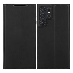 dbramante1928 Oslo - Capa flip cover para telemóvel - poliuretano (PU), plástico - preto - para Samsung Galaxy S22 Ultra
