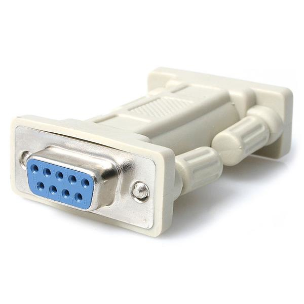 StarTech.com DB9 RS232 Serial Null Modem Adapter - F/F - Null modem adapter - DB-9 (F) to DB-9 (F) - NM9FF - Adaptador de modem nulo - DB-9 (F) para DB-9 (F) - para P/N: EC1S952, EC2S952, PCI2S232485I