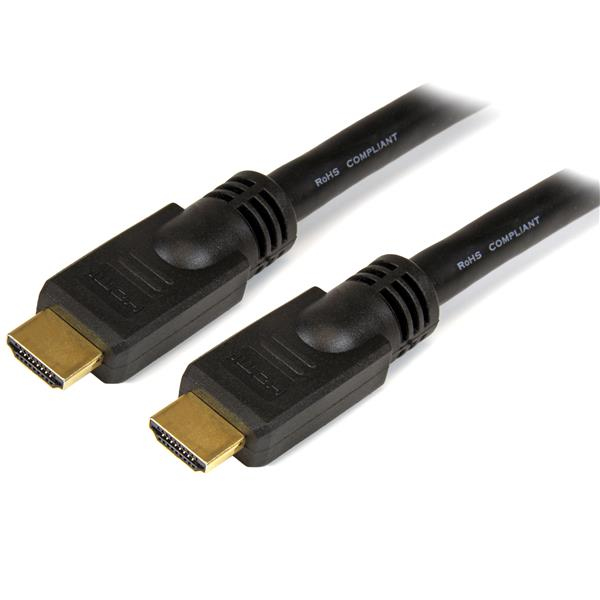 StarTech.com 10m High Speed HDMI Cable - Ultra HD 4k x 2k HDMI Cable - M/M (HDMM10M) - Cabo HDMI - HDMI macho para HDMI macho - 10 m - preto