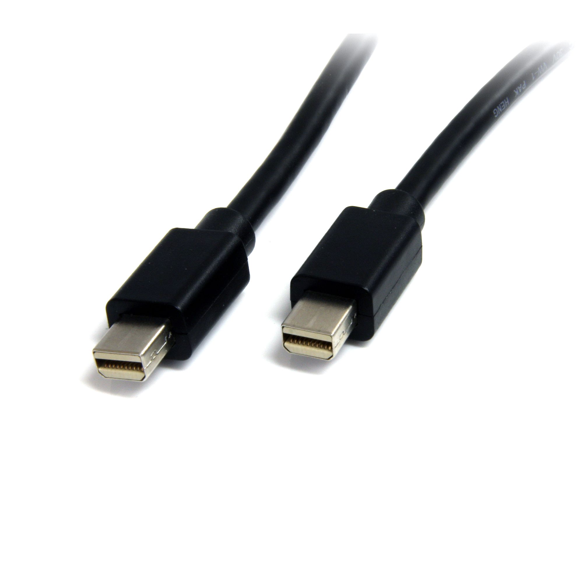 StarTech.com 2m Mini DisplayPort 1.2 Cable M/M Mini DisplayPort 4k - Cabo DisplayPort - Mini DisplayPort (M) para Mini DisplayPort (M) - 2 m - preto