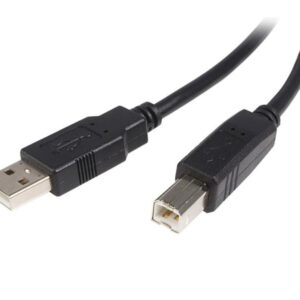 StarTech.com 3m USB 2.0 A to B Cable M/M - Cabo USB - USB (M) para USB Tipo B (M) - USB 2.0 - 3 m - preto