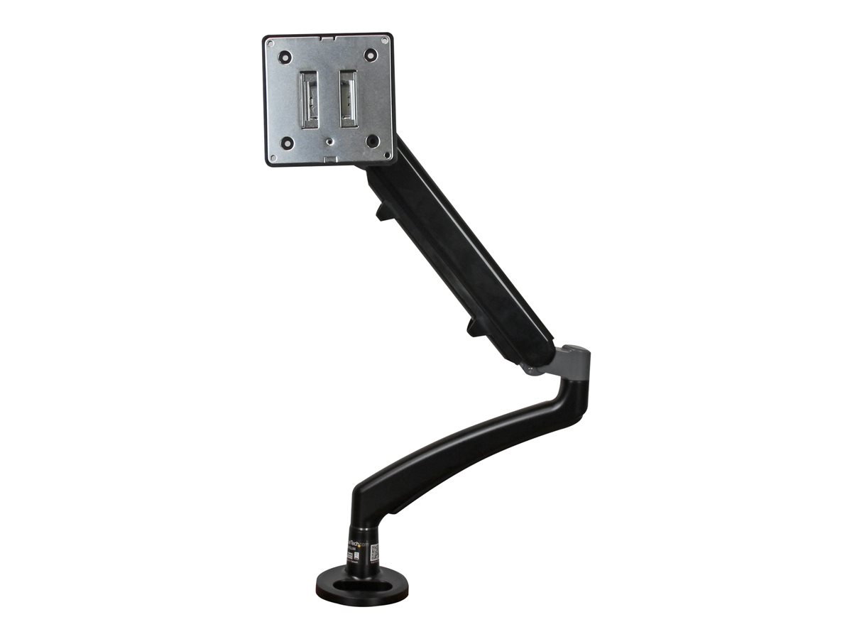 StarTech.com Desk Clamp Monitor Mount - Adjustable - Supports Monitors 12" to 34" - Full Motion Slim VESA Mount Monitor Arm - Desk & Grommet Clamp -Black (ARMSLIM) - Kit de montagem - braço ajustável - para visor LCD - plástico, aço - preto - tamanho