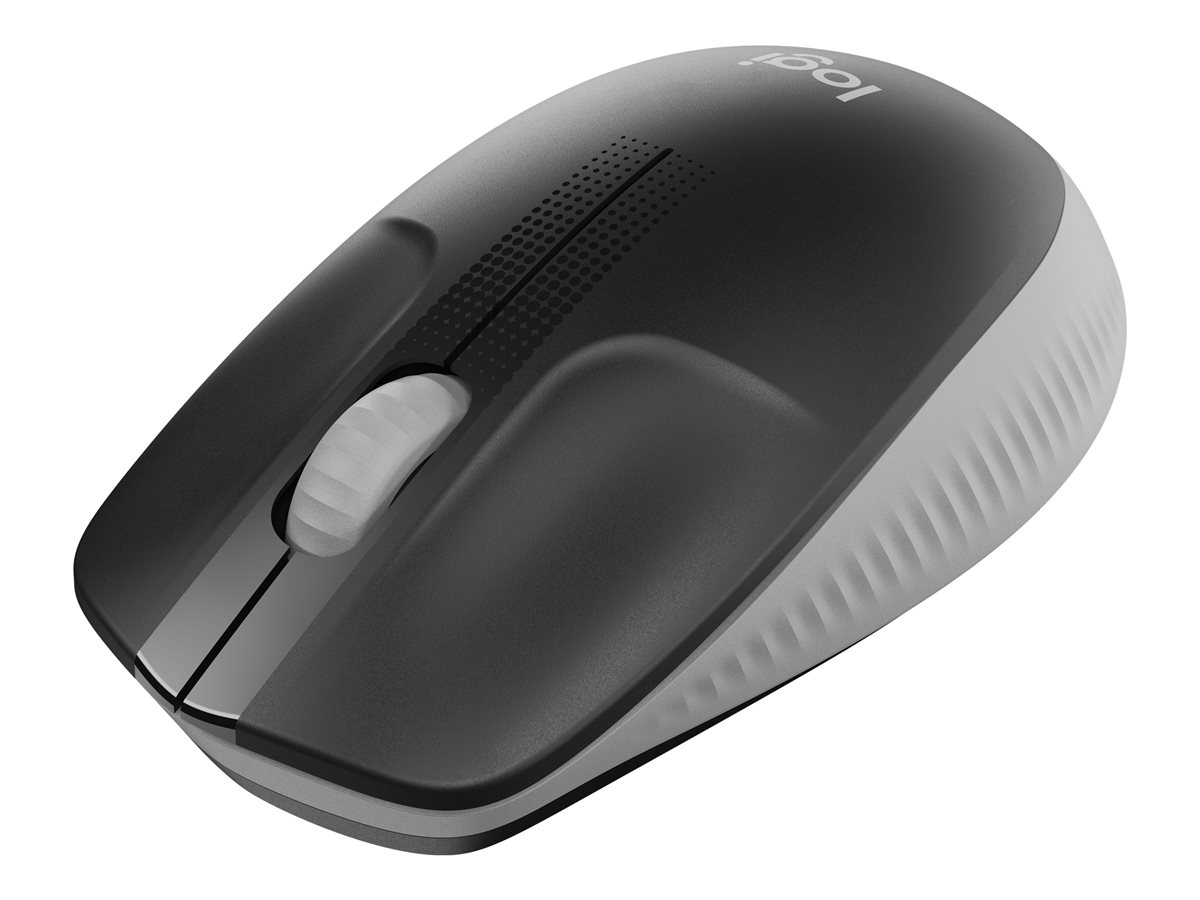 Logitech M190 - Rato - óptico - 3 botões - sem fios - receptor sem fio USB - cinza médio - Image 2