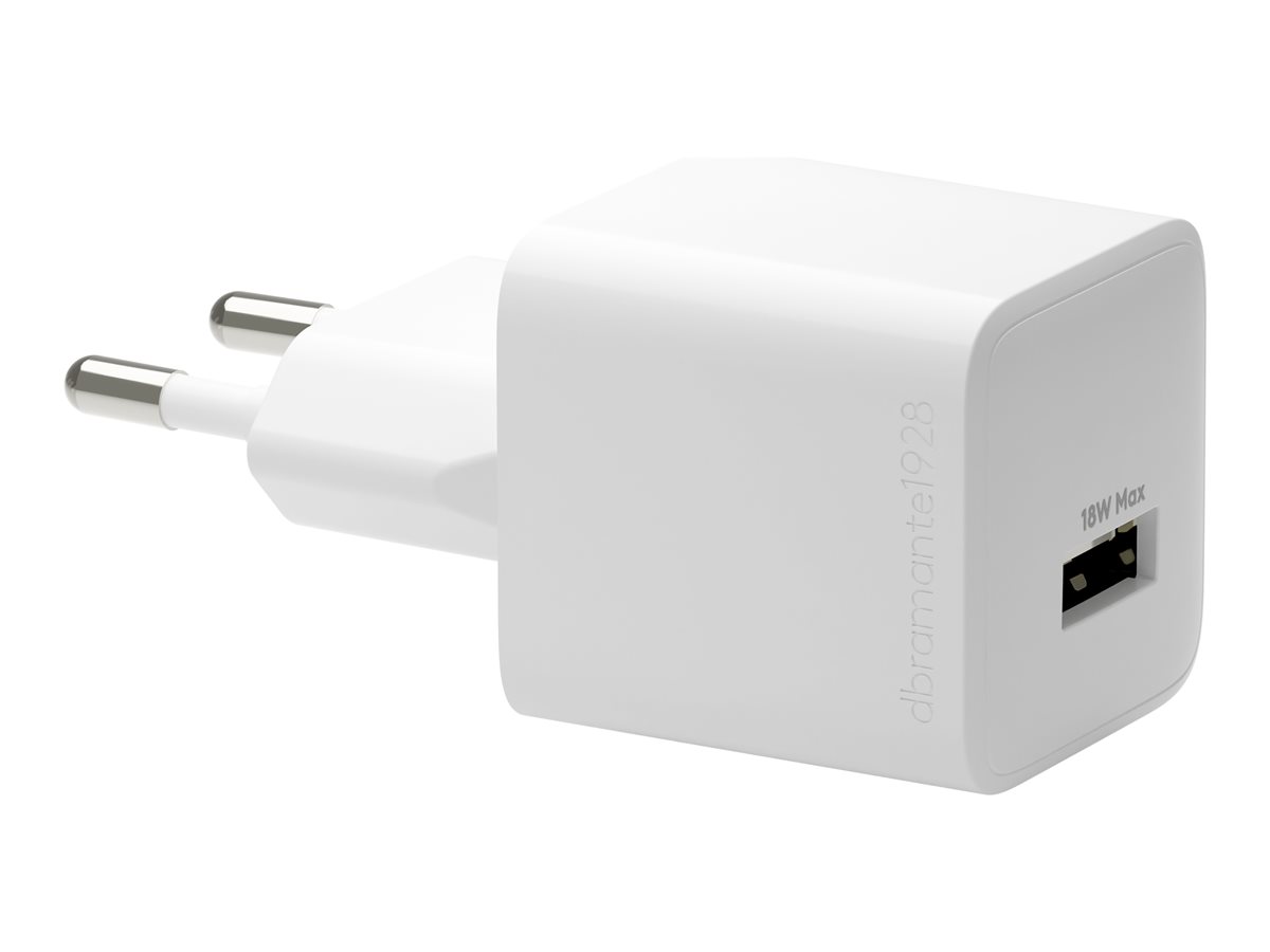 dbramante1928 re-charge - Adaptador de alimentação - 18 Watt (USB) - branco - Europa
