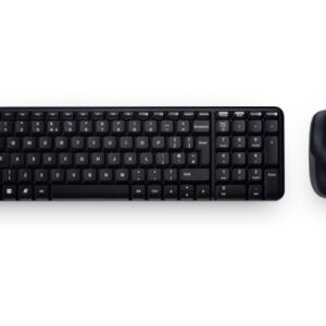 Logitech Wireless Combo MK220 - Conjunto de teclado e rato - sem fios - 2.4 GHz - Português