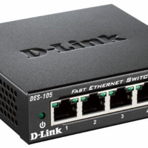 D-Link DES 105 - Interruptor - 5 x 10/100 - desktop