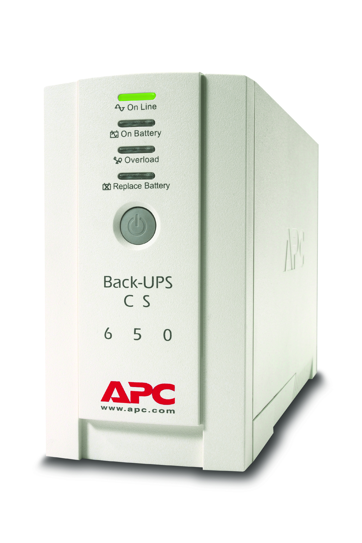 APC Back-UPS CS 650 - UPS - AC 230 V - 400 Watt - 650 VA - RS-232, USB - conectores de saída: 4 - bege