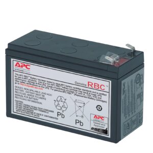 APC Replacement Battery Cartridge #17 - Bateria UPS - 1 bateria x - ácido de chumbo - preto - para P/N: BE850G2, BE850G2-CP, BE850G2-FR, BE850G2-IT, BE850G2-SP, BVN900M1, BVN950M2