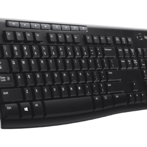 Logitech Wireless Keyboard K270 - Teclado - sem fios - 2.4 GHz - EUA/Europa