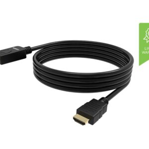 1 m DisplayPort to HDMI cable - 4k 60 hz - DP version 1.3 - gold connectors - HDMI 2.0 supports hotplug - DP (m) to HDMI (m) - outer diameter 6.0 mm - 30 awg - black