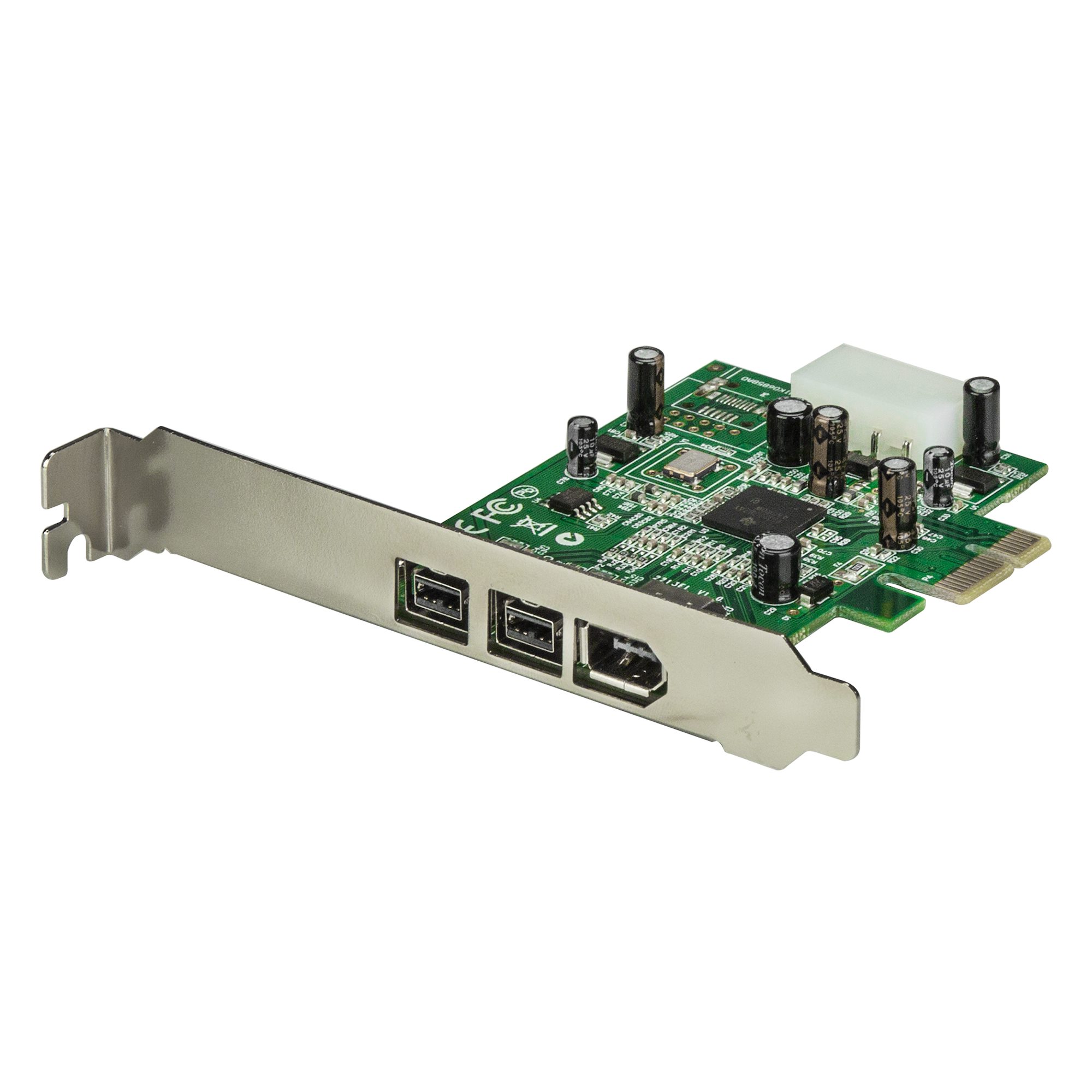 StarTech.com 3 Port 2b 1a 1394 PCI Express FireWire Card Adapter - 1394 FW PCIe FireWire 800 / 400 Card (PEX1394B3) - Adaptador do FireWire - PCI Express x1 - FireWire 800 - 2 portas + 1 x FireWire - para P/N: BNDTB10GI, BNDTB210GSFP, BNDTB310GNDP, B
