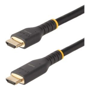 StarTech.com 30ft (10m) Active HDMI Cable w/ Ethernet - HDMI 2.0 4K 60Hz UHD - Rugged HDMI Cord w/ Aramid Fiber - Durable High Speed HDMI Cable - Heavy-Duty HDMI 2.0 Cable - cabo HDMI com Ethernet - 10 m